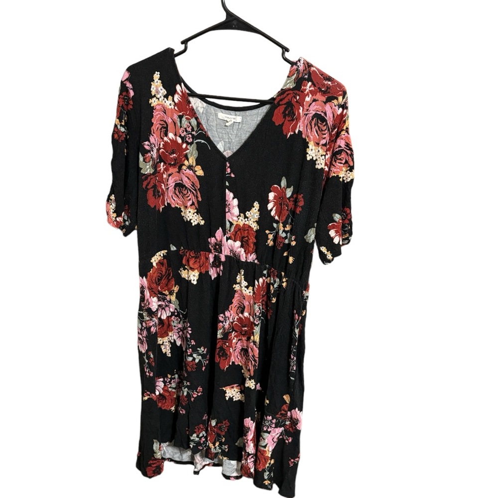 Women’s Maurice’s Black Floral Dress size XL